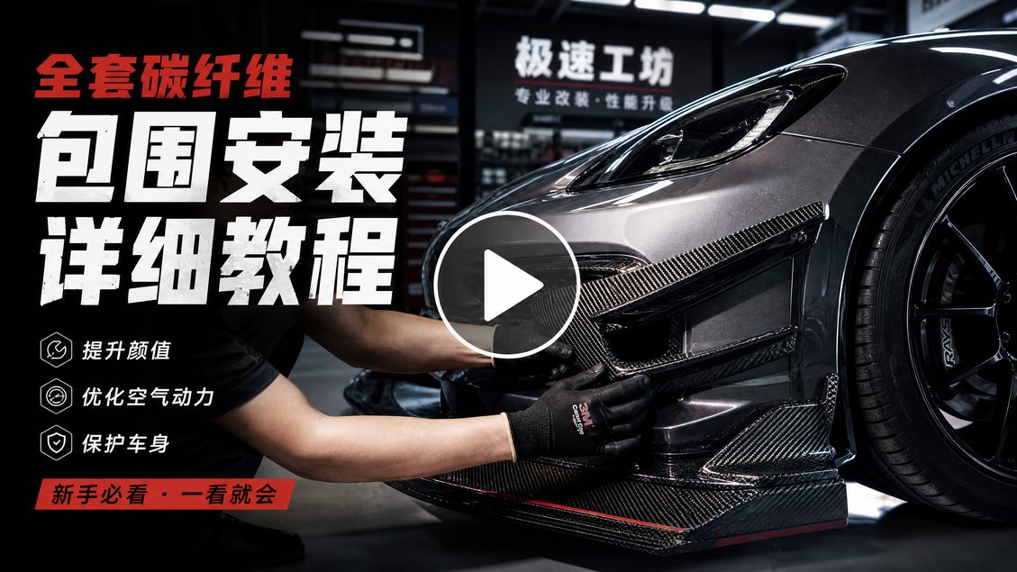 双飞碳纤维改装视频教程